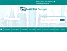 Tablet Screenshot of laborcruz.com.br